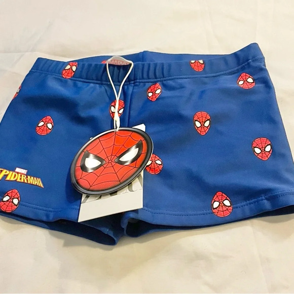 Sz 60 4-5 years 110cm boys Spider-Zara Man swim shorts NWT - Picture 2 of 5